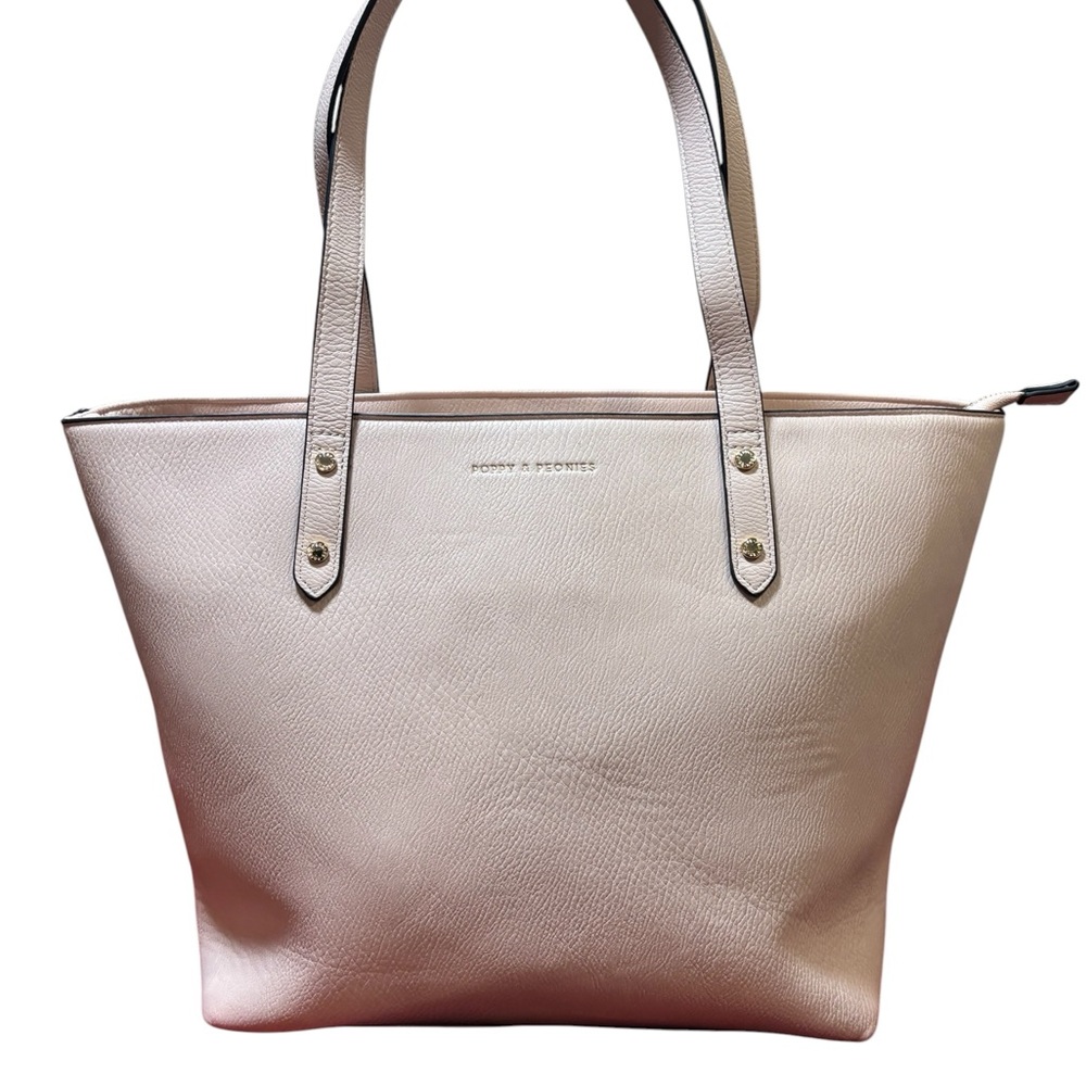 Poppy and Peonies Rose Pink Go Getter Tote